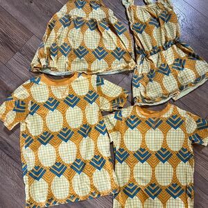 Tea Collection Kids Matching Set - Yellow and Blue